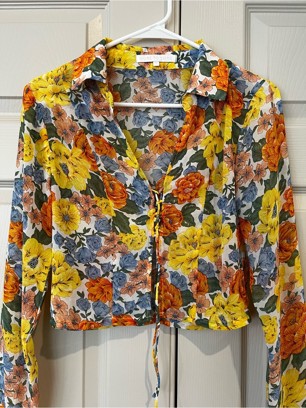 Revolve/More To Come Robbin Ruffle Top - Picture 3 of 6